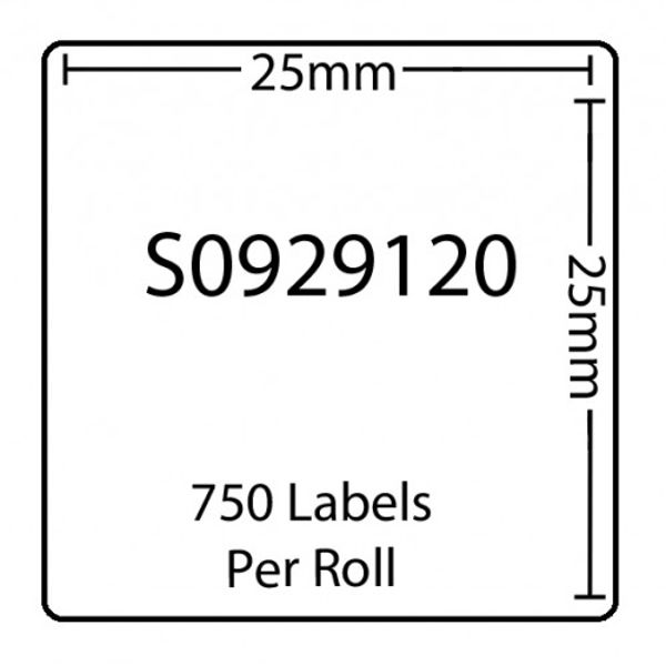 Picture of S0929120 750 25mm X 25mm DYMO Compatible Labels